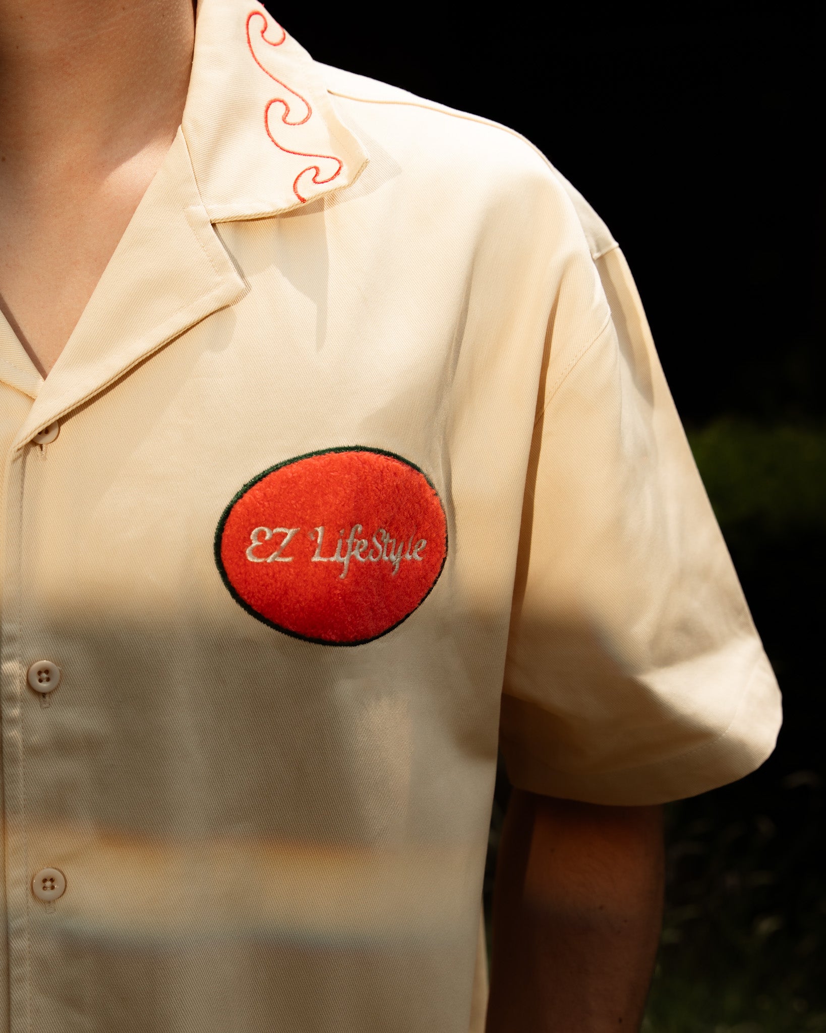 EZ RELAXED EMBROIDERED SHIRT